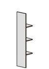 Додаткові полиці C911 для гардеробної шафи С901