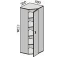 Шафа кутова для документів Б610