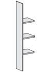 Полиці для гардеробної шафи Ф901 Ф513