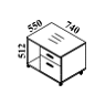 Тумба мобільна Р-205, 206*